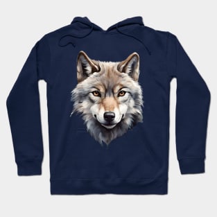 watercolor Wolf Hoodie